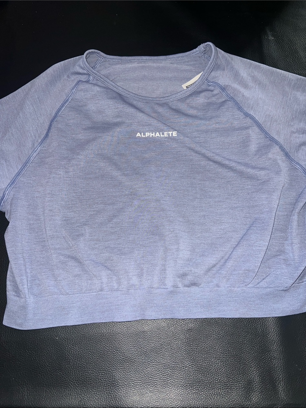 Alphalete Lavender Seamless Crop Top
